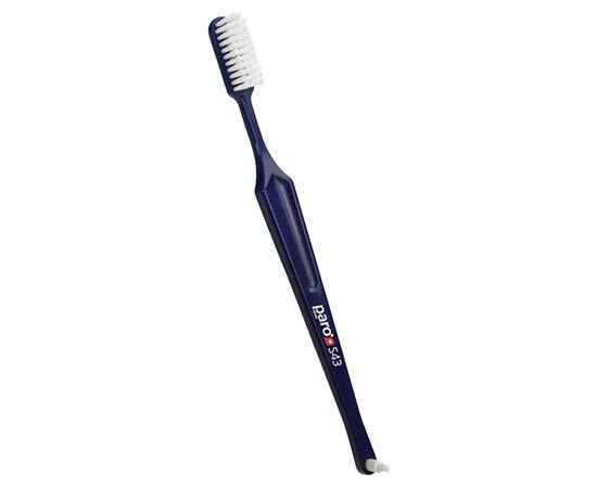 Зубная щетка Paro Swiss S43 мягкая синяя (7610458007099-dark-blue)