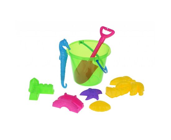 Игрушка для песка Same Toy 8 шт зеленое ведро (HY-1204WUt-3)