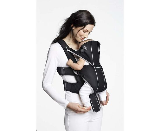Рюкзак-переноска Baby Bjorn Baby Carrier Miracle Cotton Mix Black/Silver (96065), изображение 4 Рюкзак-переноска Baby Bjorn Baby Carrier Miracle Cotton Mix Black/Silver (96065), изображение 4