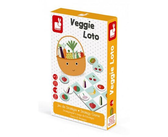 Настольная игра Janod Лото. Овощи (J02691)