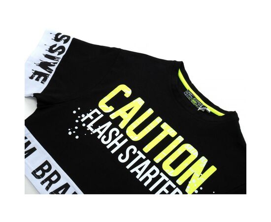 Футболка детская A-Yugi с капри (7015-152G-black), изображение 7 Футболка детская A-Yugi с капри (7015-152G-black), изображение 7