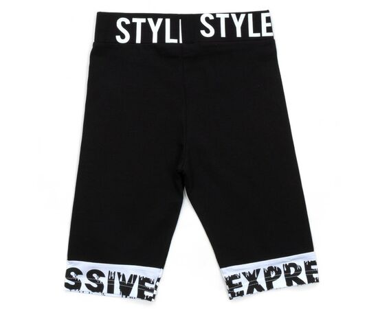 Футболка детская A-Yugi с капри (7015-170G-black), изображение 6 Футболка детская A-Yugi с капри (7015-170G-black), изображение 6