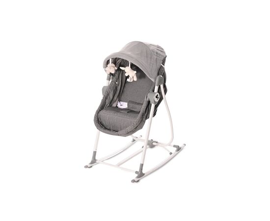 Кресло-качалка Lorelli 3 в 1 grey (ALICANTE grey), изображение 4 Кресло-качалка Lorelli 3 в 1 grey (ALICANTE grey), изображение 4
