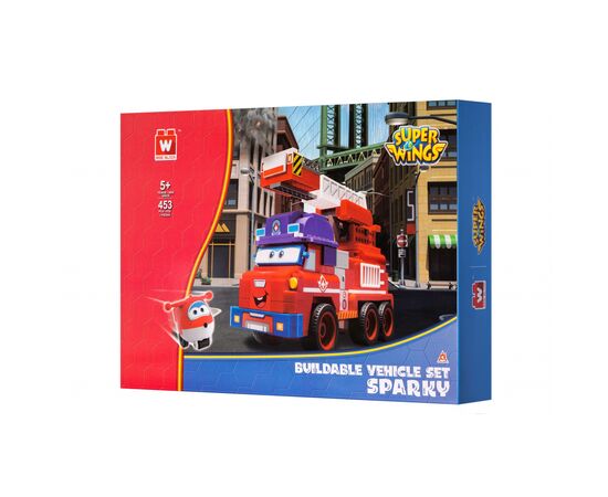 Конструктор Super Wings Small Blocks Buildable Vehicle Set Sparky, Спаркі (EU385011)