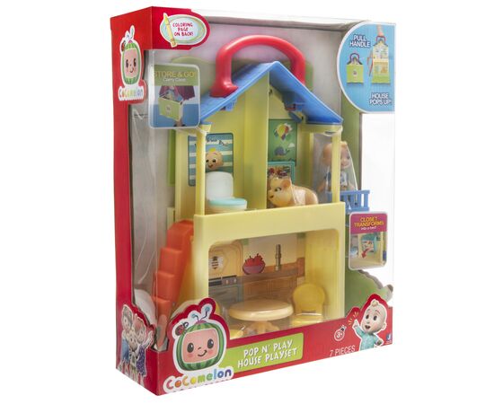 Игровой набор CoComelon Medium Playset Pop n' Play House – 2 фигурки и 5 аксесс. (CMW0109)