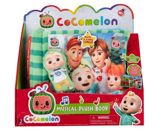 Розвиваюча іграшка CoComelon Feature Roleplay Музична плюшева книга (CMW0025)