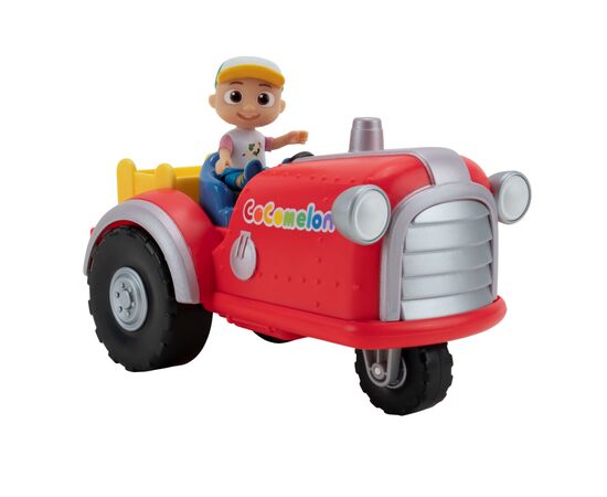 Розвиваюча іграшка CoComelon Feature Vehicle Трактор зі звуком (CMW0038), зображення 2 Розвиваюча іграшка CoComelon Feature Vehicle Трактор зі звуком (CMW0038), зображення 2