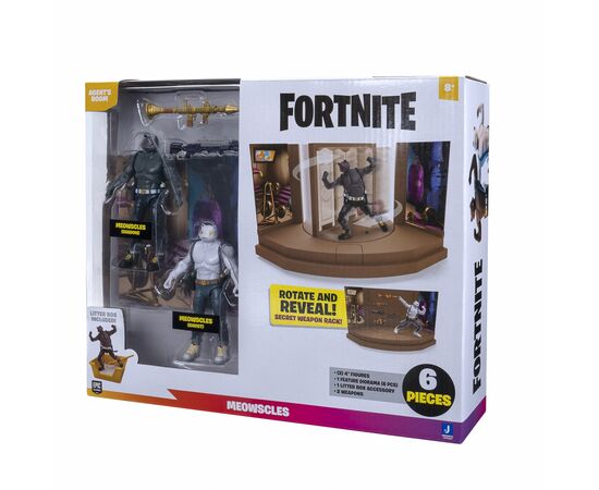 Фігурка для геймерів Jazwares Fortnite 2 Figure Pack Agent's Room Meowcles (FNT0647)