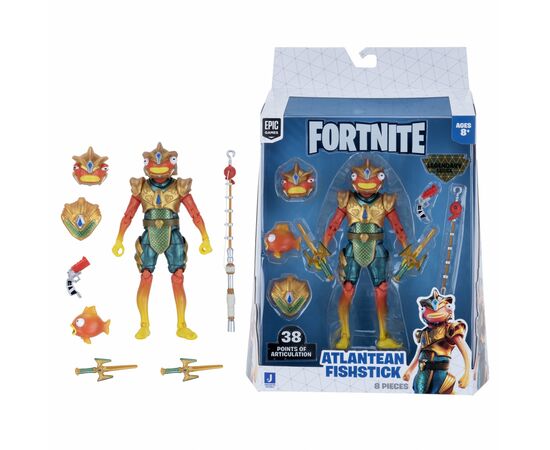 Фигурка для геймеров Jazwares Fortnite Legendary Series Atlantean Fishstick S9 (FNT0821), изображение 2 Фигурка для геймеров Jazwares Fortnite Legendary Series Atlantean Fishstick S9 (FNT0821), изображение 2