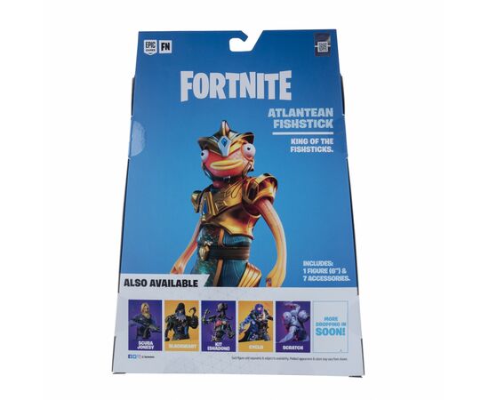 Фигурка для геймеров Jazwares Fortnite Legendary Series Atlantean Fishstick S9 (FNT0821), изображение 6 Фигурка для геймеров Jazwares Fortnite Legendary Series Atlantean Fishstick S9 (FNT0821), изображение 6