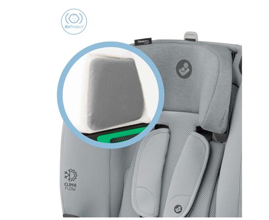 Автокресло Maxi-Cosi Titan Pro i-Size Authentic Grey (8618510110), изображение 7 Автокресло Maxi-Cosi Titan Pro i-Size Authentic Grey (8618510110), изображение 7