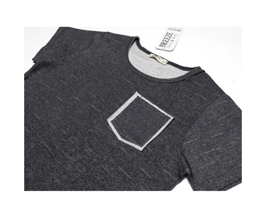 Футболка детская Breeze с карманчиком (17168-128B-gray), изображение 3 Футболка детская Breeze с карманчиком (17168-128B-gray), изображение 3