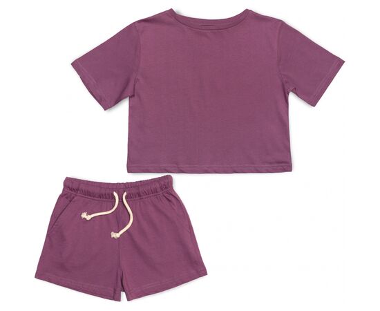 Набор детской одежды Cloise футболка с шортами (CL0214012-164G-purple)