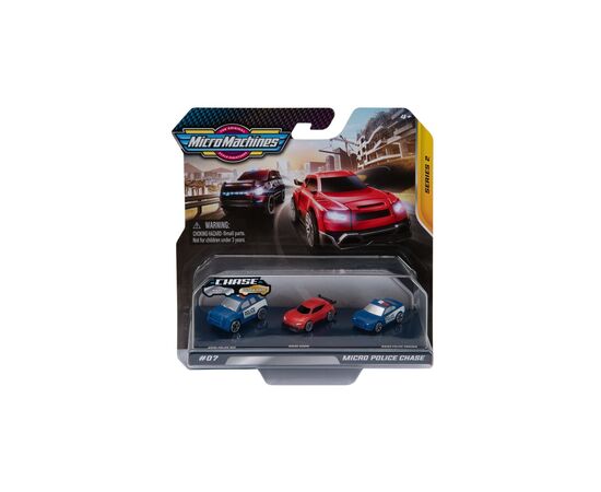 Машина Micro Machines Полиция, 3 шт (6606085)