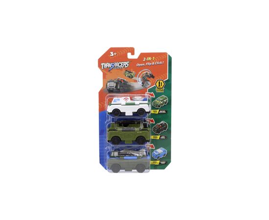 Машина TransRacers 2 в 1 Війський транспорт, 3 шт (6618734)