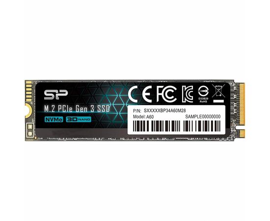 Накопитель SSD M.2 2280 256GB Silicon Power (SP256GBP34A60M28)