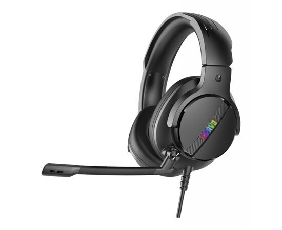 Навушники Marvo RGB-LED Black (HG9065), зображення 2 Навушники Marvo RGB-LED Black (HG9065), зображення 2