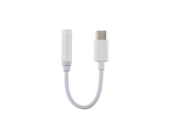 Переходник Lapara USB Type-C Male - Audio AUX mini jack 3,5 mm Female (LA-Type-C-Audio-3.5mm white), изображение 3 Переходник Lapara USB Type-C Male - Audio AUX mini jack 3,5 mm Female (LA-Type-C-Audio-3.5mm white), изображение 3