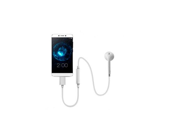 Переходник Lapara USB Type-C Male - Audio AUX mini jack 3,5 mm Female (LA-Type-C-Audio-3.5mm white), изображение 4 Переходник Lapara USB Type-C Male - Audio AUX mini jack 3,5 mm Female (LA-Type-C-Audio-3.5mm white), изображение 4