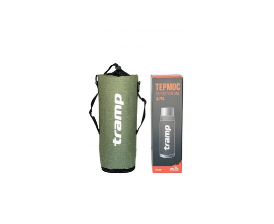 Чохол для термоса Tramp 0,75 л Olive (TRA-289-olive-melange), зображення 6 Чохол для термоса Tramp 0,75 л Olive (TRA-289-olive-melange), зображення 6