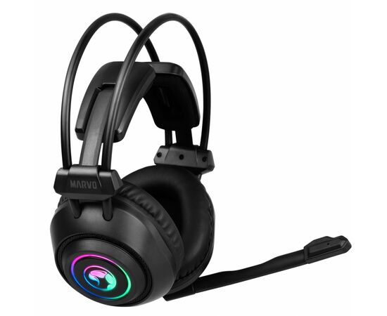 Наушники Marvo HG9056 7 colors-LED 7.1 Black (HG9056), изображение 4 Наушники Marvo HG9056 7 colors-LED 7.1 Black (HG9056), изображение 4