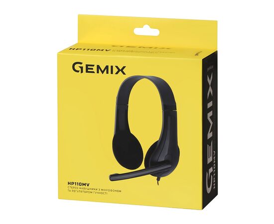 Навушники Gemix HP-110MV Black (HP-110MV), зображення 5 Навушники Gemix HP-110MV Black (HP-110MV), зображення 5