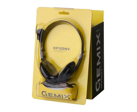 Навушники Gemix HP-120MV Black (HP-120MV), зображення 4 Навушники Gemix HP-120MV Black (HP-120MV), зображення 4