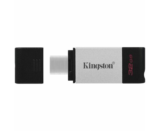 USB флеш накопитель Kingston 32GB DataTraveler 80 USB 3.2/Type-C (DT80/32GB), изображение 4 USB флеш накопитель Kingston 32GB DataTraveler 80 USB 3.2/Type-C (DT80/32GB), изображение 4