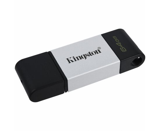 USB флеш накопитель Kingston 64GB DataTraveler 80 USB 3.2/Type-C (DT80/64GB), изображение 2 USB флеш накопитель Kingston 64GB DataTraveler 80 USB 3.2/Type-C (DT80/64GB), изображение 2