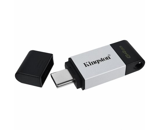 USB флеш накопитель Kingston 64GB DataTraveler 80 USB 3.2/Type-C (DT80/64GB), изображение 3 USB флеш накопитель Kingston 64GB DataTraveler 80 USB 3.2/Type-C (DT80/64GB), изображение 3