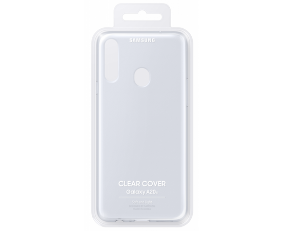 Чехол для моб. телефона Samsung A20s/EF-QA207TTEGRU - Clear Cover (Transparent) (EF-QA207TTEGRU), изображение 6 Чехол для моб. телефона Samsung A20s/EF-QA207TTEGRU - Clear Cover (Transparent) (EF-QA207TTEGRU), изображение 6