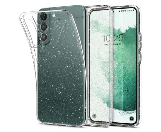 Чохол до моб. телефона Spigen Samsung Galaxy S22 Liquid Crystal Glitter, Crystal Quartz (ACS03985)