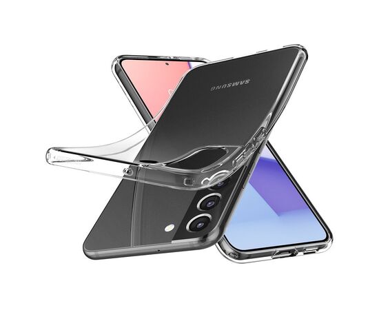Чехол для моб. телефона Spigen Samsung Galaxy S22 Liquid Crystal, Crystal Clear (ACS03984), изображение 2 Чехол для моб. телефона Spigen Samsung Galaxy S22 Liquid Crystal, Crystal Clear (ACS03984), изображение 2