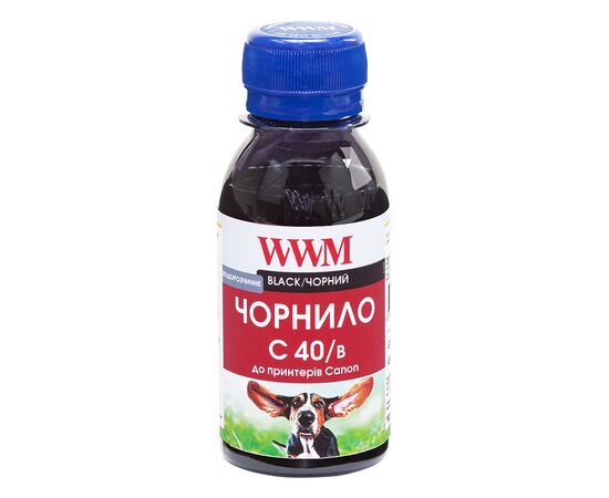 Чорнило WWM Canon PG-40Bk/PG-50Bk/PGI-5Bk Black 100г (C40/B-2)