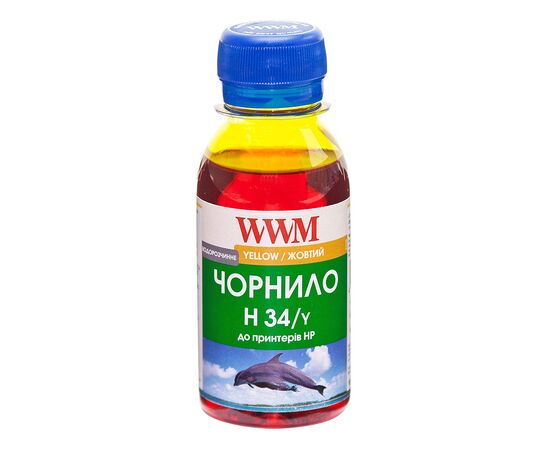 Чернила WWM HP № 22/134/136 100г Yellow (H34/Y-2)