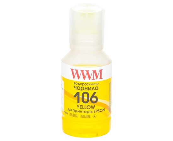 Чернила WWM EPSON L7160/7180 140г Yellow (E106Y)