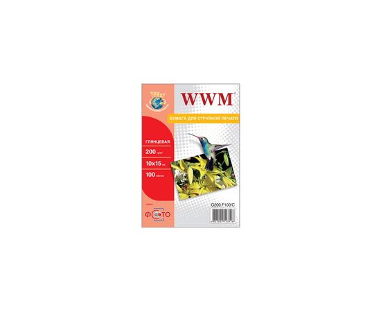 Фотобумага WWM 10x15 (G200.F100 / G200.F100/C)