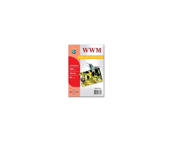 Фотобумага WWM 10x15 (G200.F50)