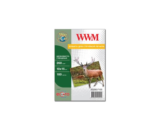 Фотобумага WWM 10x15 (SG260.F100)