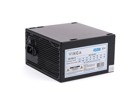Блок живлення Vinga 450W ОЕМ (PSU-450-12)