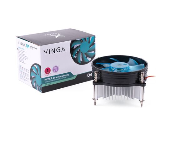 Кулер до процесора Vinga Q4, зображення 9 Кулер до процесора Vinga Q4, зображення 9