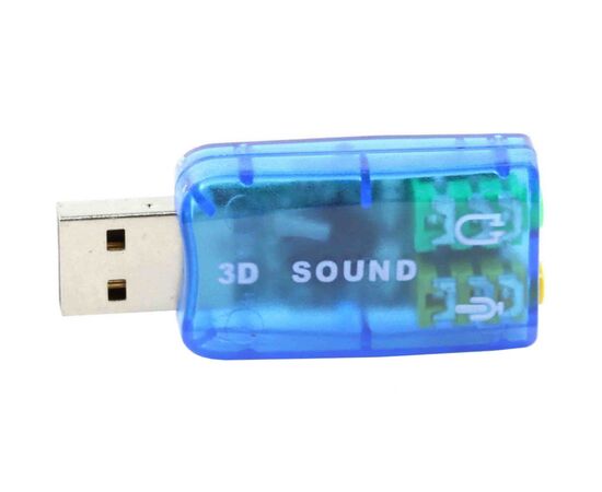 Звукова плата Dynamode USB 6(5.1) blue (USB-SOUNDCARD2.0 blue)
