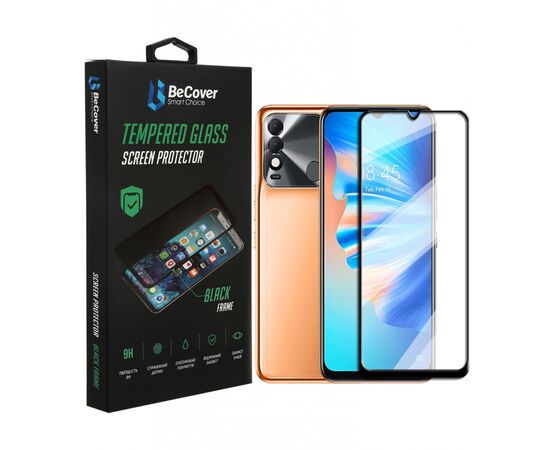 Стекло защитное BeCover Tecno Spark 8T Black (707328)