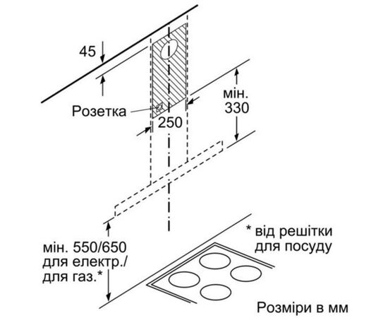 Вытяжка кухонная Siemens LC66BHM50, изображение 9