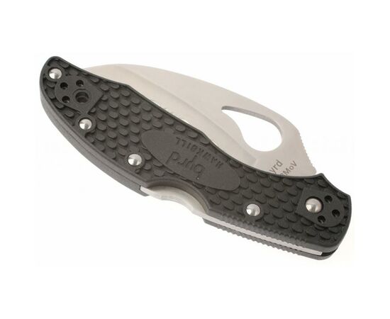 Нож Spyderco Byrd Hawkbill, серрейтор (BY22SBK), изображение 5 Нож Spyderco Byrd Hawkbill, серрейтор (BY22SBK), изображение 5