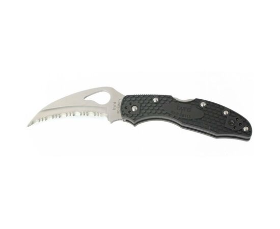 Нож Spyderco Byrd Hawkbill, серрейтор (BY22SBK)