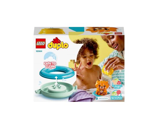 Конструктор LEGO DUPLO My First Веселе купання: Плаваюча червона панда (10964), зображення 6 Конструктор LEGO DUPLO My First Веселе купання: Плаваюча червона панда (10964), зображення 6