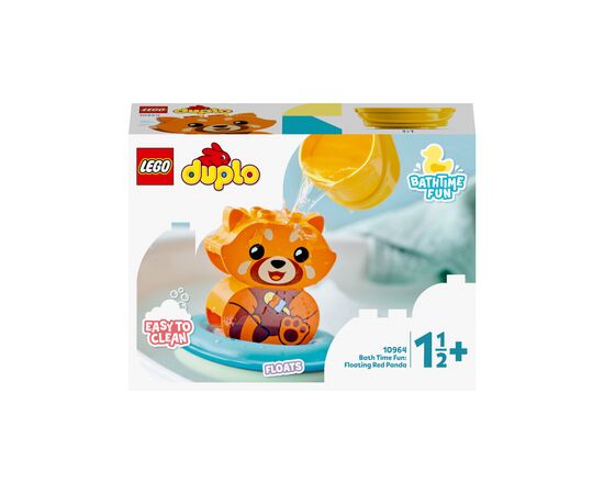 Конструктор LEGO DUPLO My First Веселое купание: Плавающая красная панда (10964)