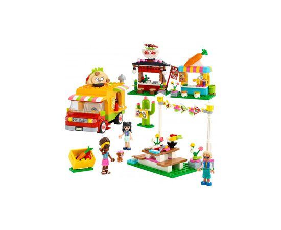 Конструктор LEGO Friends Рынок уличной еды 592 деталей (41701), изображение 2 Конструктор LEGO Friends Рынок уличной еды 592 деталей (41701), изображение 2