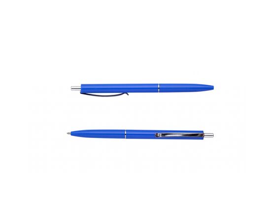 Ручка кулькова Buromax автоматична COLOR, L2U, 1 мм, синій корпус, синє чорнило (BM.8239-02)